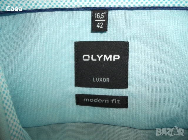 Ризи OLYMP  мъжки,Л и 4ХЛ  /бели и резеда/, снимка 8 - Ризи - 54782997