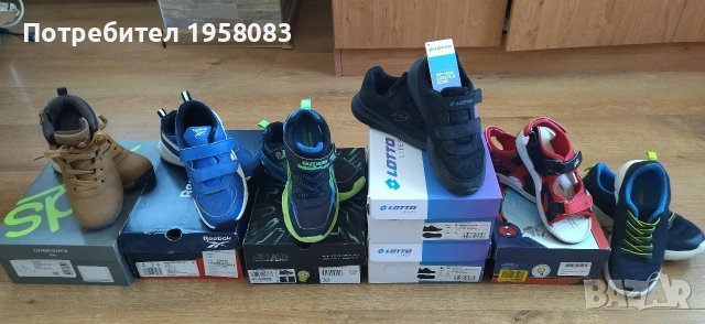 Детски маратонки Skechers, Lotto, Reebook 