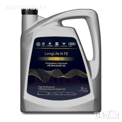 VW LONGLIFE III FE 0W30 5л