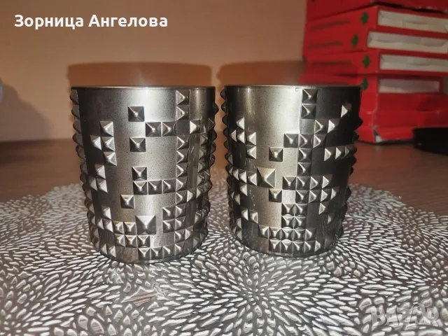2 броя оригинални кристални чаши за уиски на известната немска марка Nachtmann, серия Punk