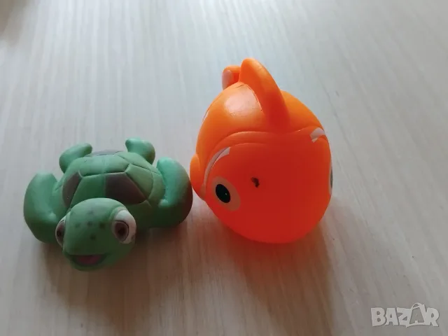 Комплект гумени играчки костенурка и рибка, снимка 2 - Други - 55382104