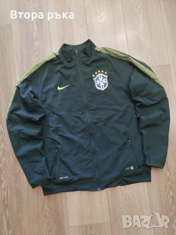 Nike Dri-fit Brazil горнище мъжка оригинален , снимка 2 - Спортни дрехи, екипи - 54666590