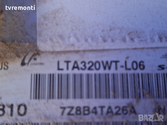 T-Con 320WTC2LV3.9 ,for 32inc DISPLAY  LTA320WT-L06​ , Sony модел KDL-32U3000, снимка 3 - Части и Платки - 54807786