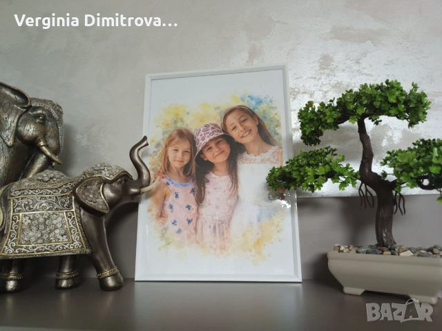 Дигитален портрет за по снимка, снимка 4 - Картини - 53918609