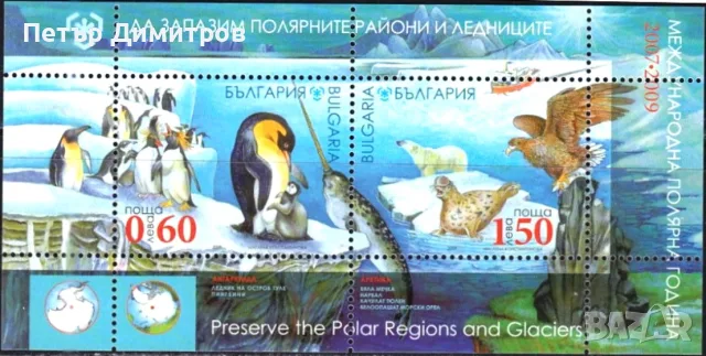 Чисти блокове Супермото Съобщения Държавност 2009 от България, снимка 4 - Филателия - 50402279