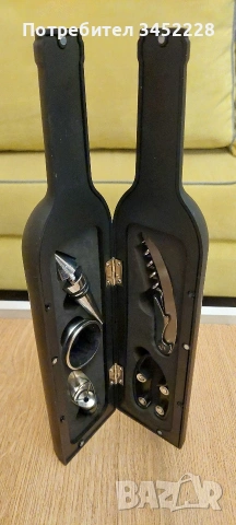 Кутия и аксесоари за вино за ценители , снимка 3 - Декорация за дома - 54322692