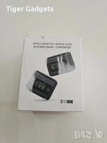 SYMIK Двойно зарядно 27W PD за Insta360 X5 с LCD дисплей и калъф за батерии, снимка 12 - Батерии, зарядни - 55403702