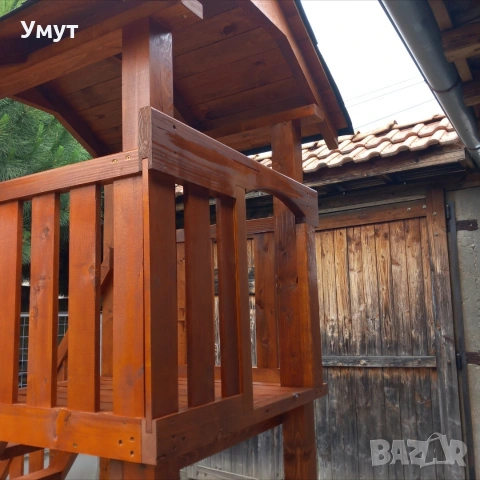 Детска къщичка с пързалка и място за люлка , снимка 4 - Други - 55141128