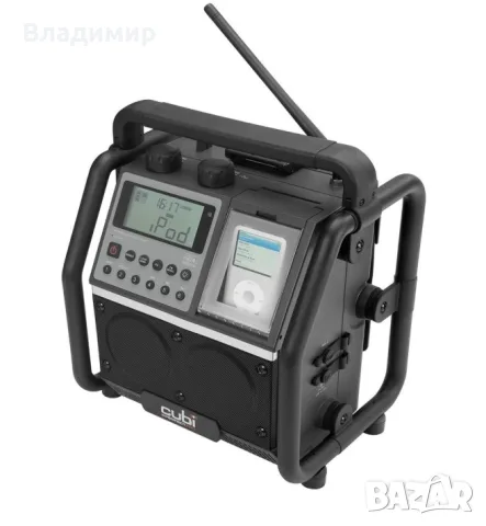 ЧИСТО НОВО Професионално строително радио PerfectPro Cubi – Мощен стерео звук (На батерии и 220V), снимка 9 - Радиокасетофони, транзистори - 54856079