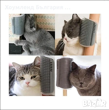 Четка 2в1 чесалка и гребен за котка, снимка 4 - За котки - 54344685