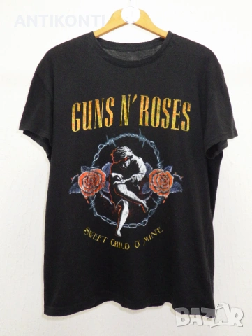 GUNS N' ROSES Sweet Child O' Mine Тениска / Оригинален мърч, снимка 4 - Тениски - 54566584