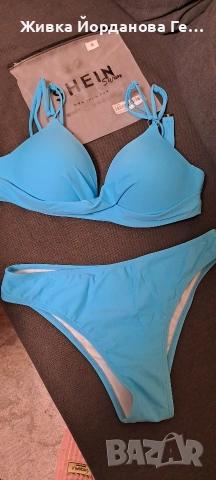 бански компект в син цвят