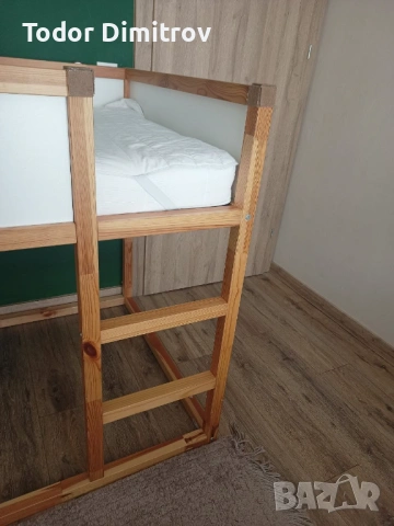 Детско Легло IKEA KURA + матрак ASVANG IKEA (отлично състояние), снимка 4 - Спални и легла - 54561785