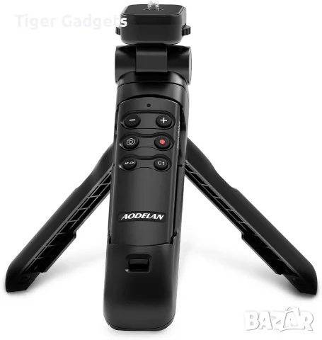 AODELAN безжичен Bluetooth грип и мини статив за Sony ZV-E10, A7, A6600, RX100 VII