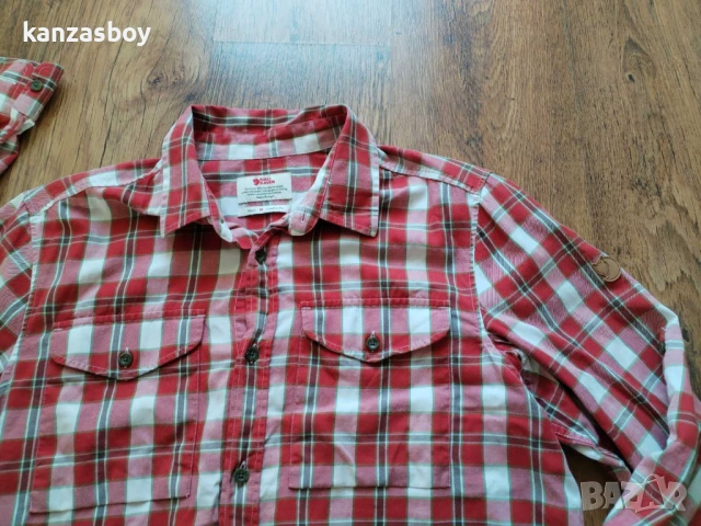 Fjällräven SINGI FLANNEL SHIRT - страхотна мъжка риза М, снимка 3 - Ризи - 54043421