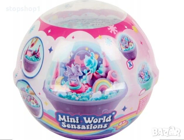 CANAL TOYS МИНИ УОРЛД СЕНЗЕЙШЪН ТОПКА ИЗНЕНАДА ТЮРКОАЗЕНА ИГРАЧКА „НАПРАВИ СИ“