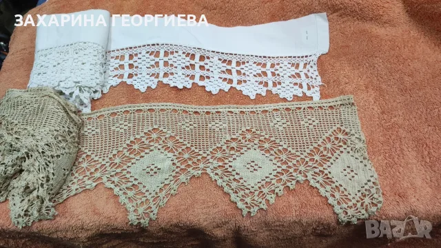 Ръчно плетени дантели , снимка 4 - Декорация за дома - 55060949