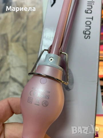 Маша за бразилски къдрици 9 мм. , с LCD дисплей, снимка 9 - Маши за коса - 54411117