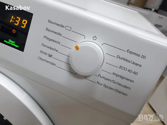 Miele W1 Series Black & White Пералня Миеле 12м Гаранция, снимка 3 - Перални - 55591943