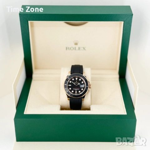 Rolex Yacht-Master 40mm (37mm) Rose Gold Black Dial Automatic Унисекс Различни Варианти, снимка 2 - Мъжки - 54044086