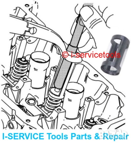 Оригинал NEILSEN Английски К-т 10-в-1 СКОБА за Пружини Ø16-30мм Клапани Двигател Бензин Дизел БАРТЕР, снимка 9 - Куфари с инструменти - 54139576