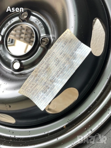 Резервна Гума с Джанта Citroen C4 Cactus Патерица, снимка 5 - Гуми и джанти - 54476941