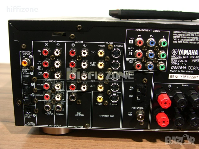 Ресивър  Yamaha rx-v540rds , снимка 8 - Ресийвъри, усилватели, смесителни пултове - 54089136