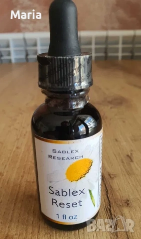  Sablex Reset, нулиране на възрастта на ДНК, теломерно разширение, естествено, 30 мл