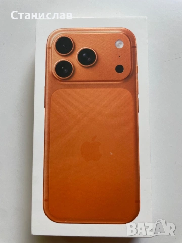 Чисто Нов! iPhone 17 Pro, 6.3'', 12GB/256GB, Cosmic Orange