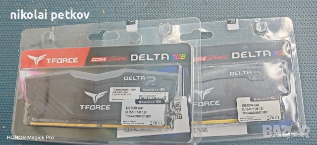 рам памет ddr4 T Force rgb гаранция