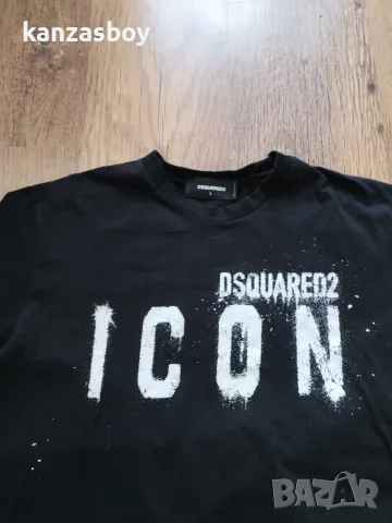 dsquared2 - страхотна мъжка тениска КАТО НОВА Л , снимка 4 - Тениски - 55616826