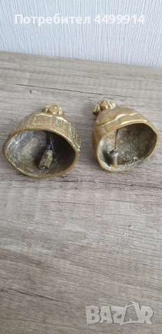 Стари камбани,месинг бронз,метал,фигура,камбана, снимка 6 - Антикварни и старинни предмети - 54200989