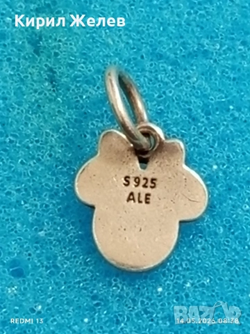 Сребърна висулка Pandora Disney Minnie Mouse марково бижу 41723, снимка 6 - Колиета, медальони, синджири - 54546792