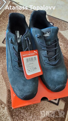 Работни обувки с метално бомбе Puma, снимка 5 - Други - 54329433