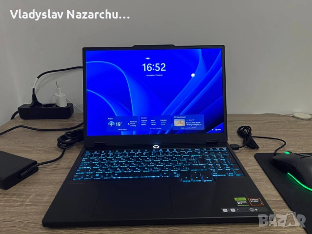 Lenovo Legion 5 15AHP10 (Купен 03.2026) + ПОДАРЪК мишка – Коментар на цената – САМО лично в Сарафово, снимка 4 - Лаптопи за игри - 54757442