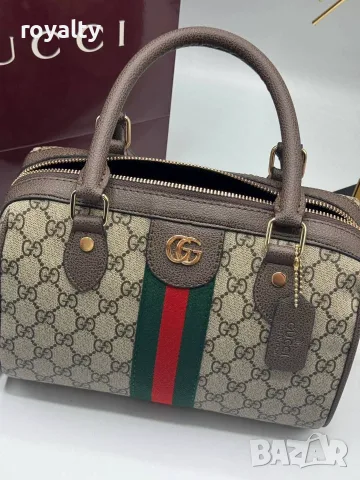 Gucci Нова Дамска Кожена Чанта Гучи Различни Цветове , снимка 6 - Чанти - 55330035