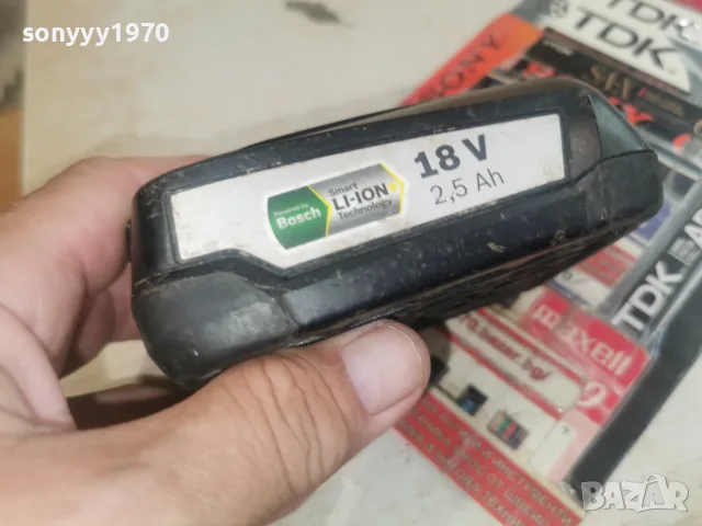 BOSCH 18V 2,5Ah LI-ION BATTERY PACK-ВНОС FRANCE 0908261429L4, снимка 2 - Винтоверти - 55603763