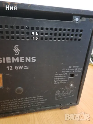 Siemens 12 GW радиоприемник, снимка 6 - Радиокасетофони, транзистори - 55342600