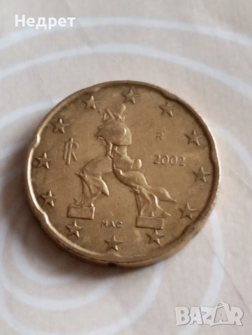 20 Евро цент 2000 г.Италия