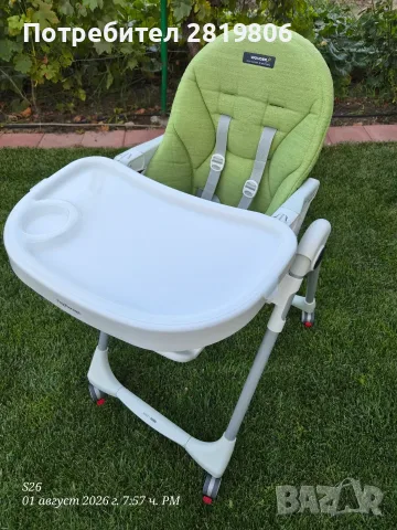 Бебешко столче за хранене - Peg Perego - Prima Pappa Follow Me, снимка 9 - Столчета за хранене - 55538520