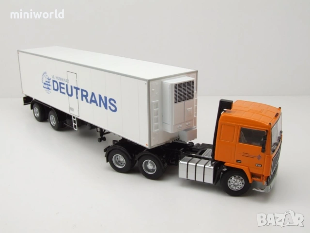 Volvo F12 Sattelzug Deutrans 1980 - мащаб 1:43 на Premium ClassiXXs моделът е нов в кутия, снимка 3 - Колекции - 54682710