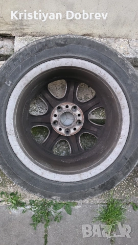 Оригинални джанти за Мерцедес/Mercedes 16" 5x112 - 6.5J ET32 с гуми (2 зимни + 2 летни), снимка 6 - Гуми и джанти - 55018192