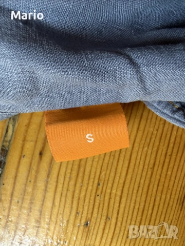 Boss orange мъжка риза лен S, снимка 3 - Ризи - 55603646
