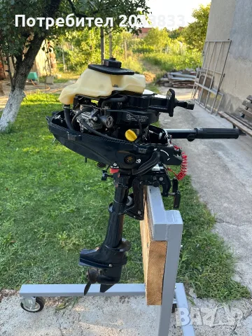 Извънбордов четиритактов двигател EVINRUDE 3.5Hp (къс ботуш, размер - S), снимка 6 - Воден транспорт - 55686822