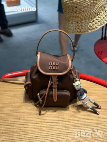 Раница Dior, Miu miu естествена кожа, налични, снимка 5 - Раници - 54548641