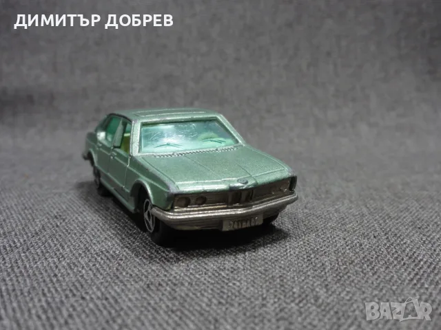 СТАРА РЕТРО МЕТАЛНА КОЛИЧКА MAJORETTE 256 BMW 733I E23, снимка 5 - Колекции - 55428296