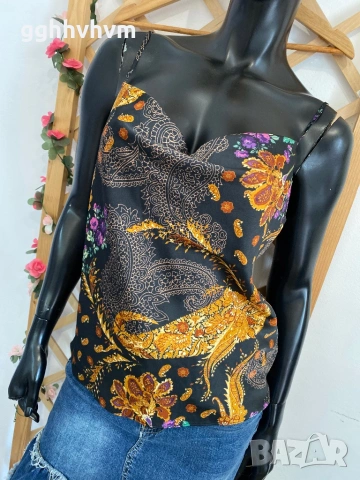 Сатенен топ, снимка 4 - Корсети, бюстиета, топове - 54315327