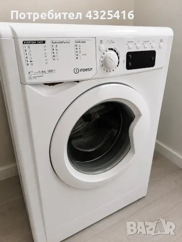 Продавам пералня INDESIT EWE 81283 W EU/1, снимка 2 - Перални - 55540788