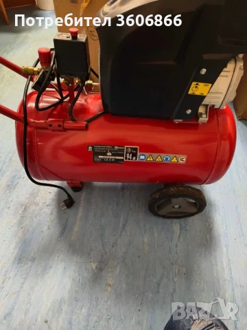 Компресор Einhell TE-AC 270/50/10 – 50L, 10 bar, снимка 3 - Компресори - 54562936