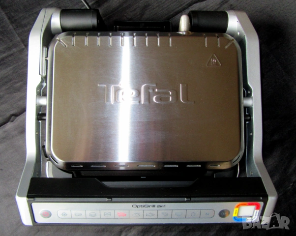 Грил Tefal OptiGrill 2в1 GC772D, снимка 3 - Тостери - 54653852